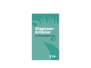 Diagnosekriterier for demens og demensgivende sygdomme, Nationalt Videnscenter for Demens